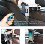 Picture of 360° Adjustable Tablet Holder for Exercise Bike – Universal iPad & Phone Mount for Gym, Treadmill, Car Headrest & Mic Stand | Fits 4.7-12.9” iPad Pro/Air/Mini, Samsung Galaxy Tab, iPhone 