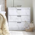 Picture of Marble Sticky Back Plastic Roll 40cm x 10m - Granite White Grey Self Adhesive Vinyl Wrap 