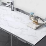Picture of Marble Sticky Back Plastic Roll 40cm x 10m - Granite White Grey Self Adhesive Vinyl Wrap 