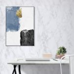 Picture of Marble Sticky Back Plastic Roll 40cm x 10m - Granite White Grey Self Adhesive Vinyl Wrap 