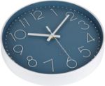 Picture of 12-Inch Silent Wall Clock – Non-Ticking Quartz Movement, Modern Round Decorative Clock for Home, Office, Bedroom – Battery Operated