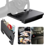 Picture of 2-in-1 Car Steering Wheel Tray & Seat Gap Organizer – Car Laptop Desk & Food Tray Table 