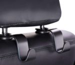 Picture of 4 Pcs Car Headrest Hooks for Car Seats – Purse Hooks for Car, Bag Holder, Back Seat Organizer for Handbags, Coats, Groceries – Universal Car Accessories for Women & Men