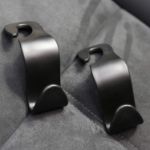 Picture of 4 Pcs Car Headrest Hooks for Car Seats – Purse Hooks for Car, Bag Holder, Back Seat Organizer for Handbags, Coats, Groceries – Universal Car Accessories for Women & Men