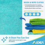 Picture of Microfibre Cleaning Cloth Pack of 8 – Lint-Free, Streak-Free, Reusable Towels for Home, Kitchen, Car & Windows – 30x30 cm