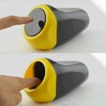 Picture of 2Pcs Car Trash Can with Lid – Mini Waterproof Garbage Bins for Front & Back Seat | Car Essentials for Storage, Organization & Rubbish Disposal
