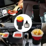 Picture of 2 Pcs Car Sauce Holder with Fry Cup – Universal Dip Clip for Car Interior Accessories
