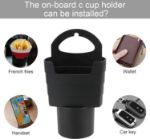 Picture of 2 Pcs Car Sauce Holder with Fry Cup – Universal Dip Clip for Car Interior Accessories