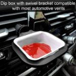 Picture of 2 Pcs Car Sauce Holder with Fry Cup – Universal Dip Clip for Car Interior Accessories