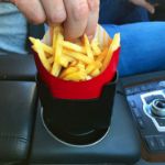 Picture of 2 Pcs Car Sauce Holder with Fry Cup – Universal Dip Clip for Car Interior Accessories