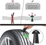 Picture of 21 Pcs Tubeless Tire Repair Kit with Mushroom Plugs – Universal Puncture Repair Tool for Cars, Motorcycles, Trucks, and ATVs