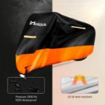 Picture of Maizjok Waterproof Motorcycle Cover – Heavy Duty 210D Outdoor All-Weather Motorbike Protection