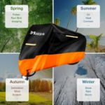 Picture of Maizjok Waterproof Motorcycle Cover – Heavy Duty 210D Outdoor All-Weather Motorbike Protection