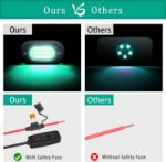 Picture of RGB LED Rock Lights Kit with Bluetooth App Control – Underglow Car Lights for Truck, ATV, SUV | Music & Timing Modes – Car Accessories Gift for Men & Women