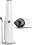 Picture of Handheld Car Vacuum Cleaner – Cordless, Powerful & Portable Mini Car Vac | USB Rechargeable Cleaning Tool for Car & Home (Pearl White)