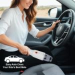Picture of Handheld Car Vacuum Cleaner – Cordless, Powerful & Portable Mini Car Vac | USB Rechargeable Cleaning Tool for Car & Home (Pearl White)