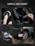 Picture of AstroAI 12V Portable Tyre Inflator with Auto-Stop, LED Light & Pressure Gauge – Fast Air Compressor Pump for Car Tyres, Bikes, and More