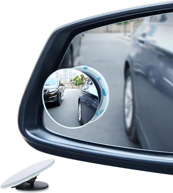 Picture of Blind Spot Mirrors for Cars – 360° Rotatable Waterproof Convex Rear View Mirror by BeskooHome, 2 Pack for Cars, SUVs, Trucks & Vans