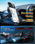 Picture of 2025 VANMASS Car Phone Holder – Universal Suction & Clip Mount for Dashboard, Windscreen & Vent | Military-Grade Mobile Cradle for iPhone & Samsung