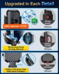 Picture of 2025 VANMASS Car Phone Holder – Universal Suction & Clip Mount for Dashboard, Windscreen & Vent | Military-Grade Mobile Cradle for iPhone & Samsung