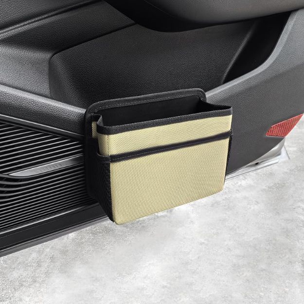 Picture of Foldable Car Door Trash Can – Portable Auto Garbage Bin for SUV, Truck, RV