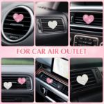 Picture of 4Pcs Bling Crystal Car Air Vent Clip Fresheners – Shiny Diffuser Accessories for Women, Car Interior Decor