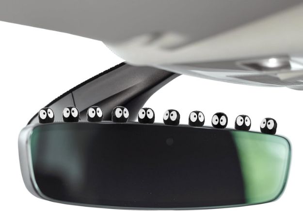 Picture of 30PCS Black Elf Dashboard Ornaments – Cute Mini Resin Car Decor for Rearview Mirror & Interior Aesthetic
