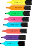 Picture of 8 Chisel Tipped Highlighters – Non-Toxic, Easy Grip, Long-Lasting Ink for School and Work, Safe for Kids
