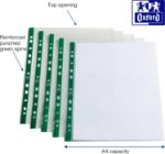 Picture of Heavy Duty A4 Punched Poly Pockets – Box of 100 Clear Plastic Wallets, Extra Strong