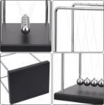 Picture of Newtons Cradle Balance Balls – Kinetic Motion Physics Gadget for Home & Office Desk Decor