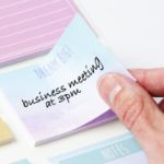 Picture of Pastel Daily Planner Set – 56 Sheet Weekly Planner, A5 Notebook, Sticky Notes & Planner Stickers