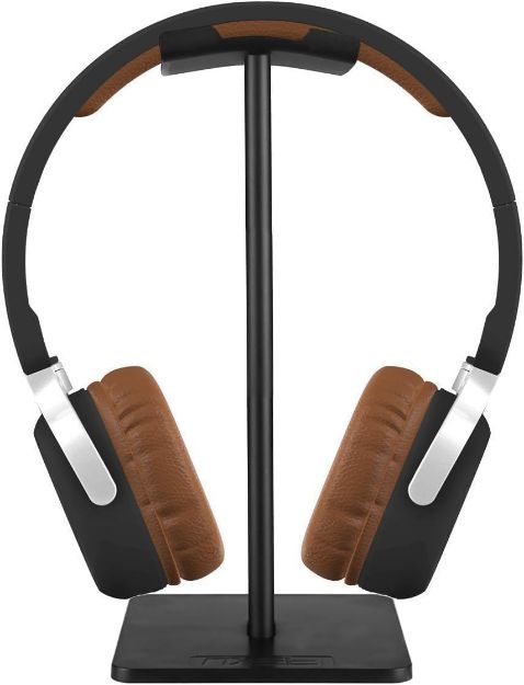 Picture of Universal Headphone Stand – Aluminum Headset Holder Display for Gaming & Office Use (Black)