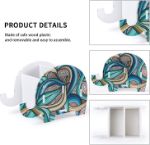 Picture of Elephant Desk Supplies Organizer – Cute Pencil Holder & Phone Stand for Kids, Girls, Boys, and Women – Multifunctional Office Desk Decoration & Gift