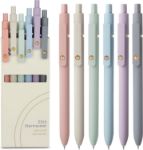 Picture of FIOVER Gel Pens – 6pcs 0.7mm Fine Point Black Ink for Journaling, Office & School Supplies (Morandi-Black)