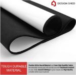 Picture of Writable Desk Pad Mat 90x40cm – Black | Premium Neoprene Office Writing Pad & Desk Protector with Whiteboard Surface, 3 Dry Erase Pens & Eraser