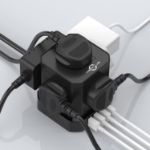 Picture of KEPLUG Cube Extension Lead with USB Slots – 5 Way Plug Power Strip with 4 USB Ports (3.1A) – 2m Extension Cable, 3250W/13A UK Power Socket for Home, Office & Travel