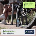 Picture of AP2-P Cordless Tyre Inflator Electric Air Pump | Digital Pressure Gauge, Rechargeable Portable Compressor for Car, Bike, Motorcycle, Scooter & Balls
