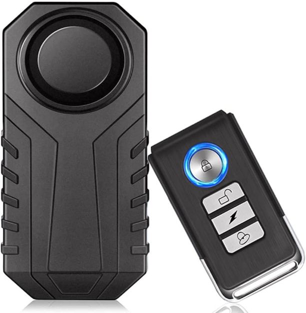 Picture of Wireless Bicycle Alarm – Anti-Theft Vibration Security System for Bike, Motorcycle, Vehicle Door & Window | Adjustable Volume & Sensitivity, Waterproof