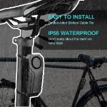 Picture of Wireless Bicycle Alarm – Anti-Theft Vibration Security System for Bike, Motorcycle, Vehicle Door & Window | Adjustable Volume & Sensitivity, Waterproof