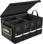 Picture of Collapsible Car Boot Organiser – Waterproof Trunk Storage with Cover (Black)