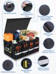 Picture of Collapsible Car Boot Organiser – Waterproof Trunk Storage with Cover (Black)