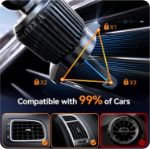 Picture of Auckly 15W Wireless Car Charger Mount – Auto-Clamping Qi Phone Holder for iPhone 11–16 Series, Samsung S22–S24, Air Vent Mount with Fast Charging & Smart Chip