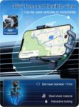 Picture of Auckly 15W Wireless Car Charger Mount – Auto-Clamping Qi Phone Holder for iPhone 11–16 Series, Samsung S22–S24, Air Vent Mount with Fast Charging & Smart Chip
