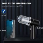 Picture of Cordless Mini Handheld Vacuum Cleaner – 2-in-1 Electric Air Duster & Vacuum for Car, Home & Office, Rechargeable, Portable