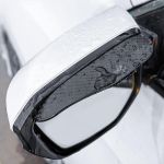 Picture of 2PCS Universal Rearview Mirror Rain Visor Guard – Carbon Fiber Waterproof Side Mirror Eyebrows for Cars, Trucks, SUVs
