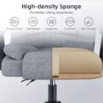 Picture of Executive Office Chair – High Back Ergonomic Recliner Desk Chair with Tilt Function & Heavy-Duty Base for Home Office or Gaming (Grey Fabric)