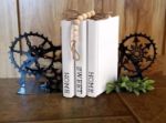 Picture of Decorative White Books – Farmhouse Stacked Books, Hardcover Home | Sweet | Home Set of 3 for Coffee Table & Shelf Decoration