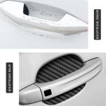 Picture of 4PCS Universal Carbon Fiber Door Handle Protective Film – Anti-Scratch Paint Protection Stickers for Car Handle Bowl, Black – Fits Most Vehicles