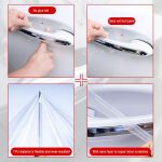 Picture of 4PCS Universal Carbon Fiber Door Handle Protective Film – Anti-Scratch Paint Protection Stickers for Car Handle Bowl, Black – Fits Most Vehicles