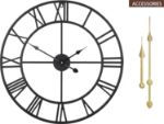 Picture of Vintage 24-Inch Large Silent Wall Clock – Non-Ticking Roman Numerals Clock for Living Room, Bedroom, Office & Kitchen Decor